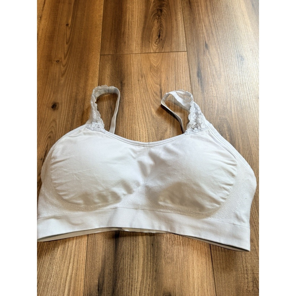 Underoutfit Bra Women's Large Bralette Light Blue Padded Wireless